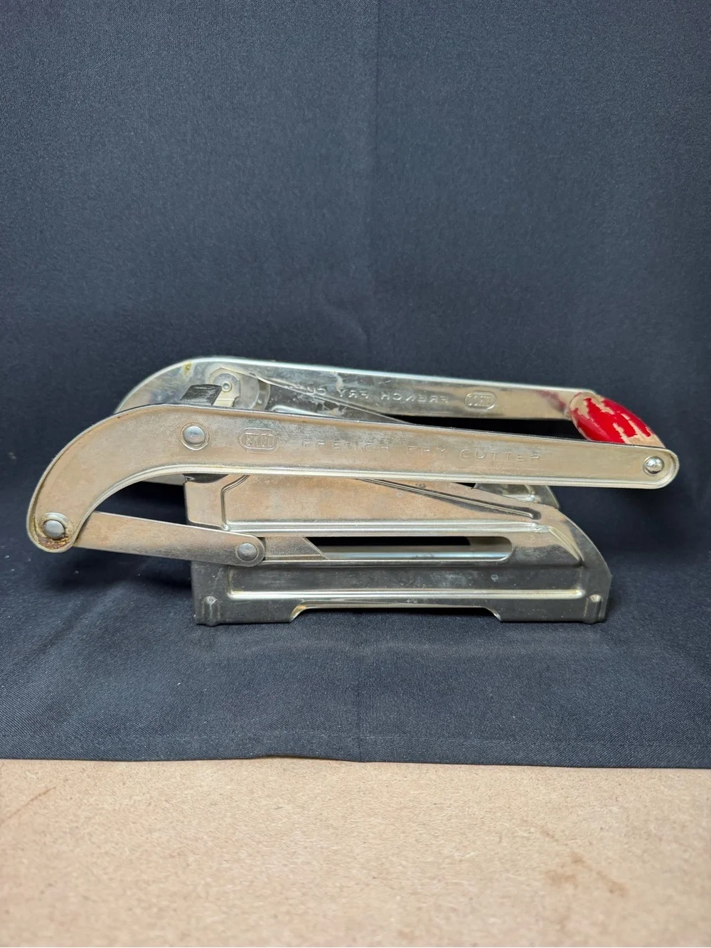 Vintage EKCO French Fry Cutter Maker Potato Vegetable Press USA Made decor